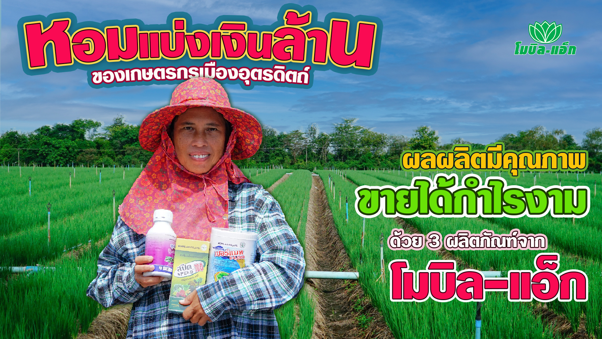"กานดา แก้วเปี้ย" กับเคล็ดลับ ปลูกต้นหอม ให้สวยเขียว ปลอดหนอน ต้นโตไว ได้ไร่ละแสน
